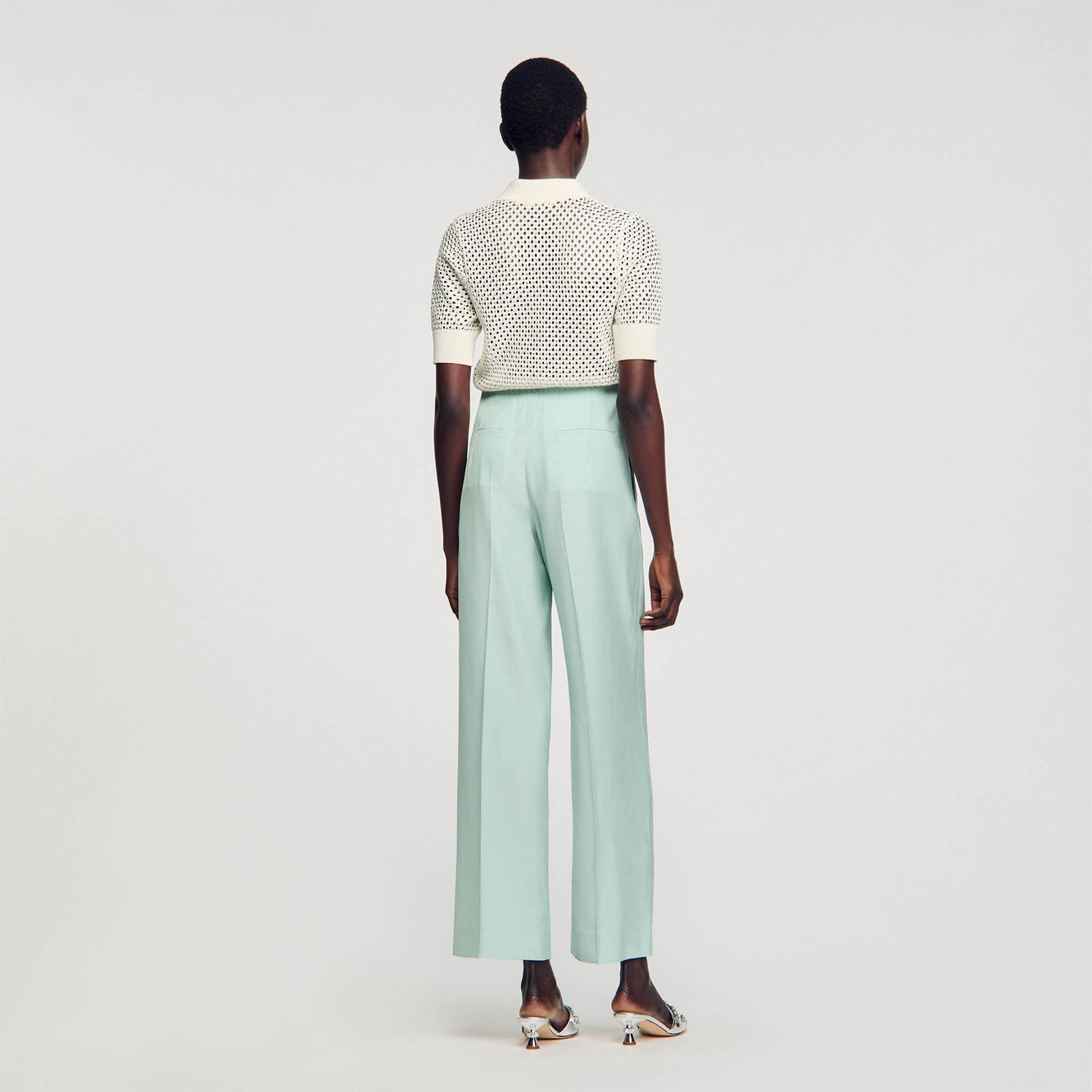 Pantalon de costume large Sandro seconde main photo 4