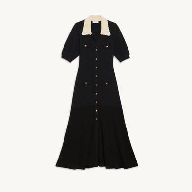 Robe longue en Maille Sandro seconde main photo 1