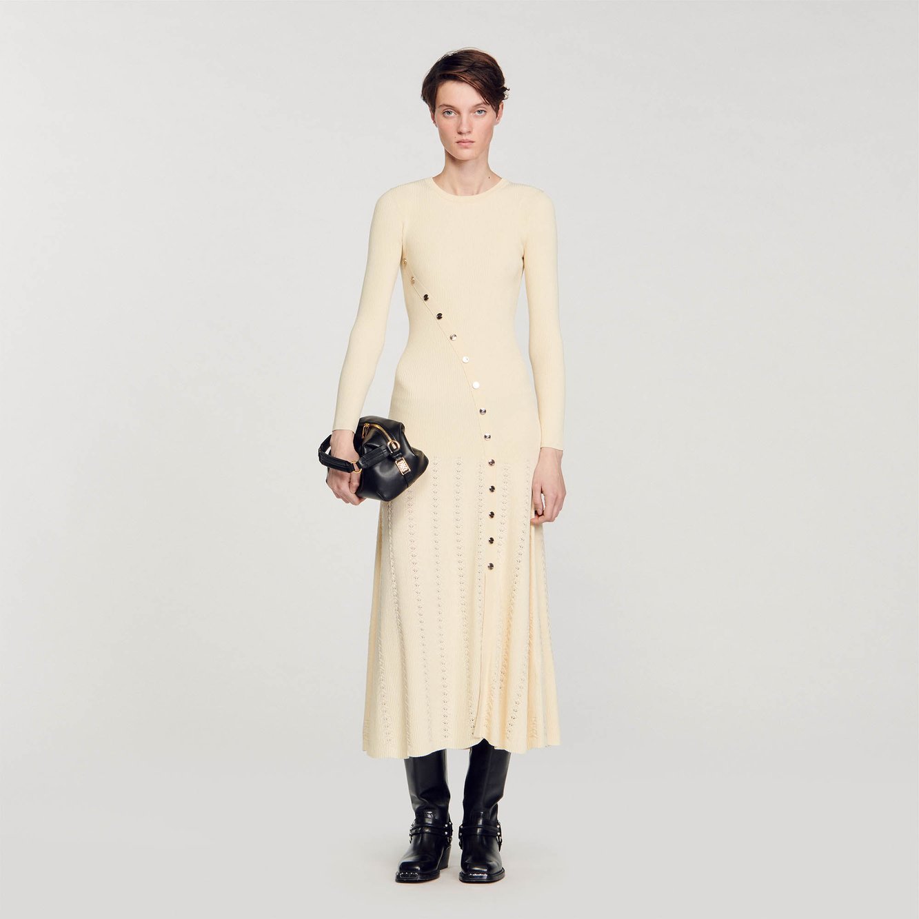 Knit midi dress Sandro second-hand photo 2