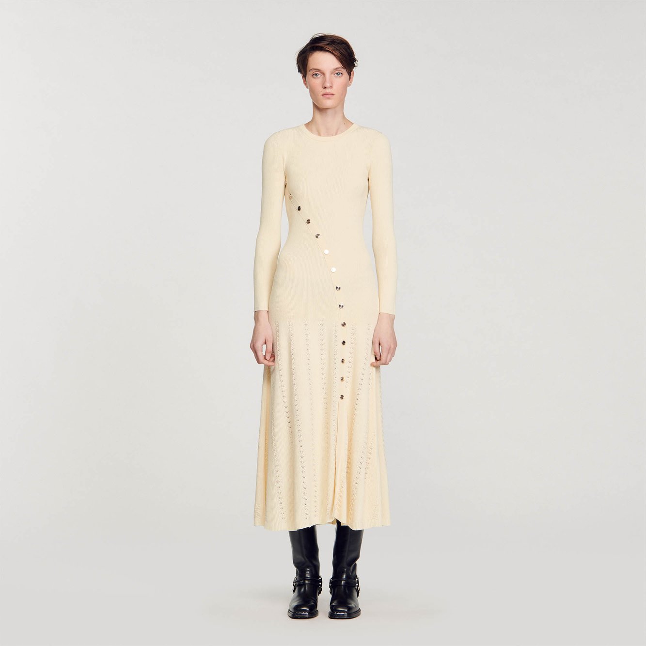 Knit midi dress Sandro second-hand photo 3