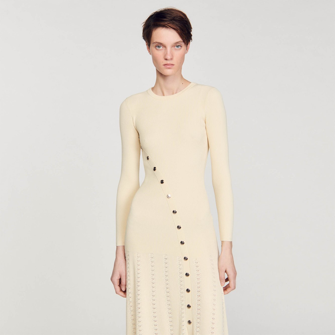 Knit midi dress Sandro second-hand photo 4