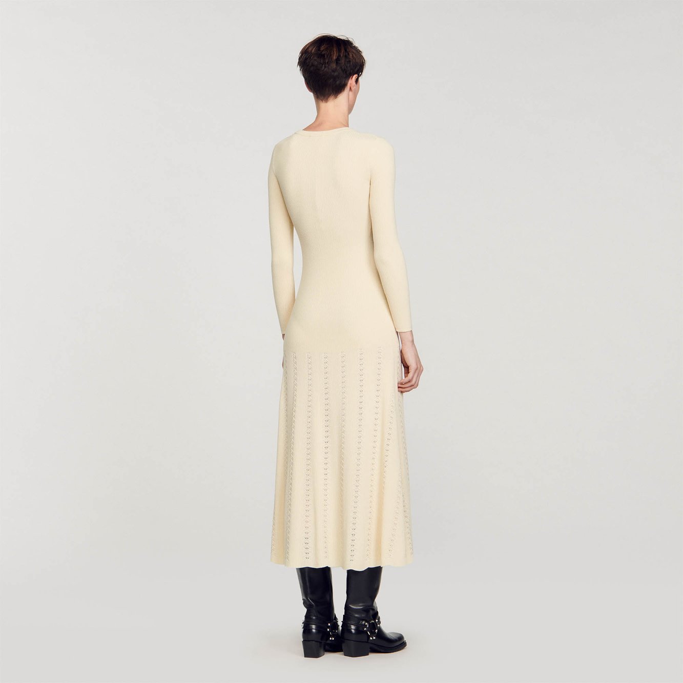 Knit midi dress Sandro second-hand photo 5