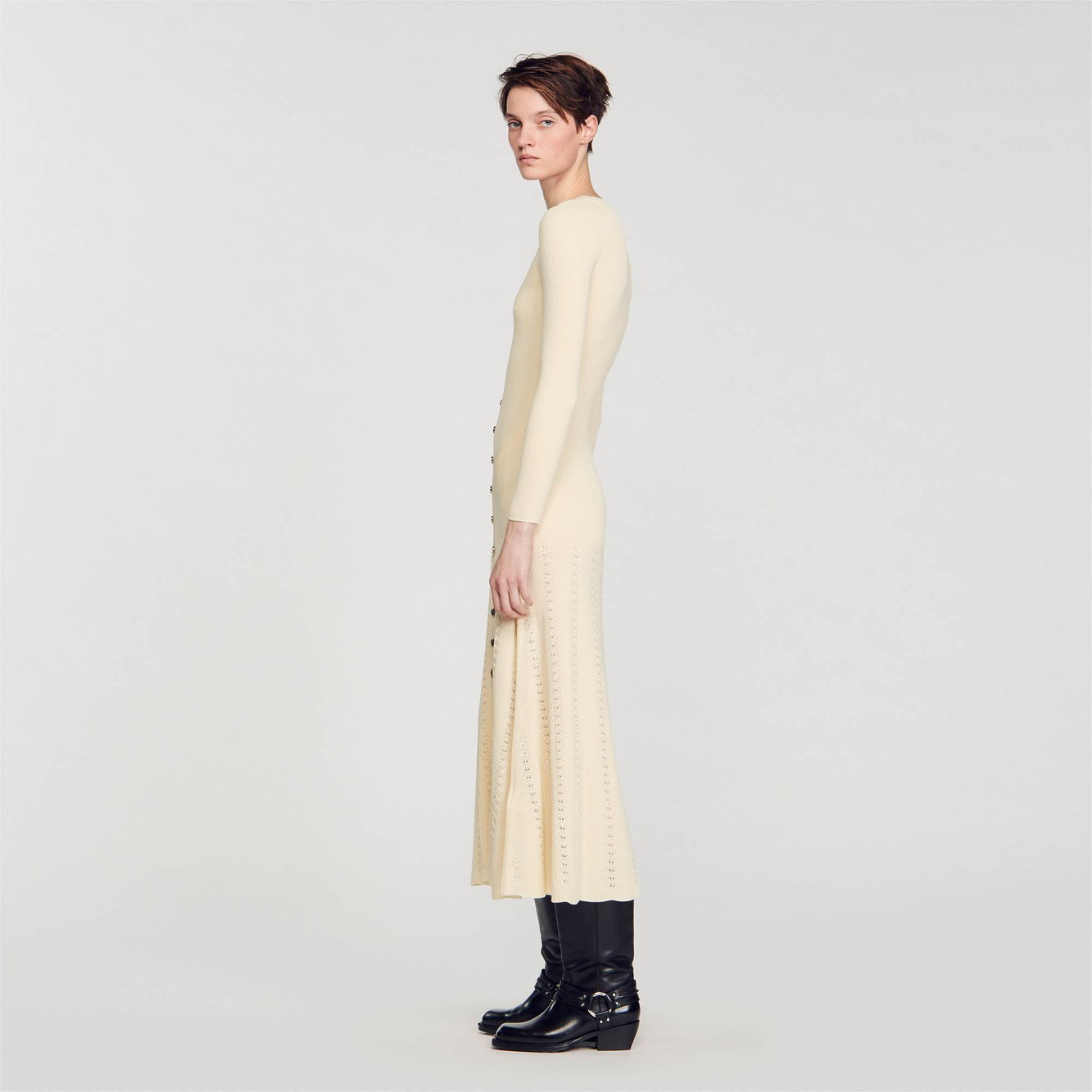 Knit midi dress Sandro second-hand photo 6