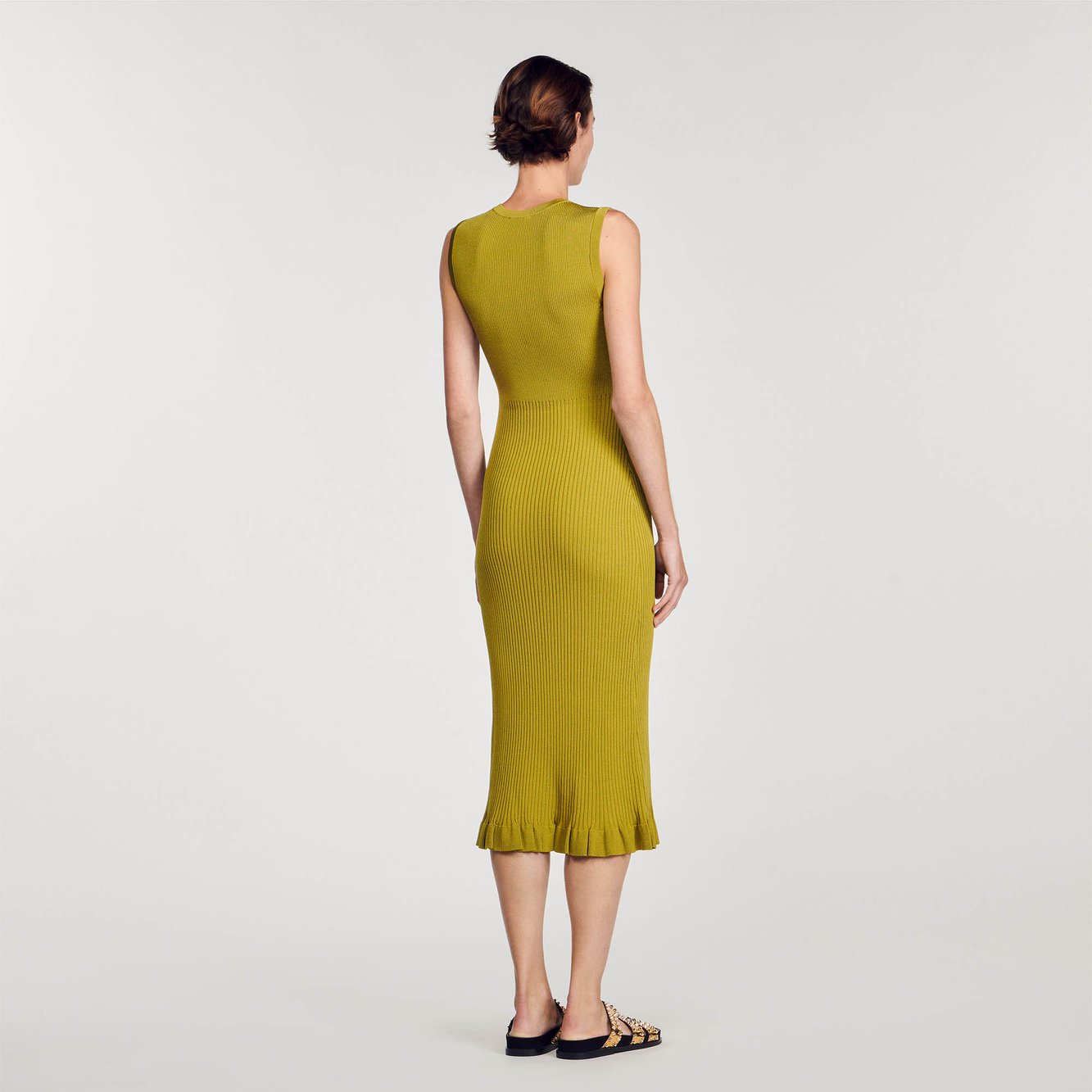 Knit midi dress Sandro second-hand photo 5