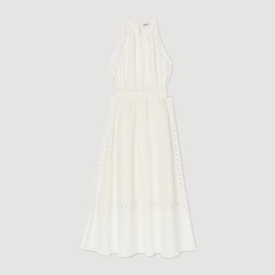 Robe longue en lin Sandro seconde main photo 1