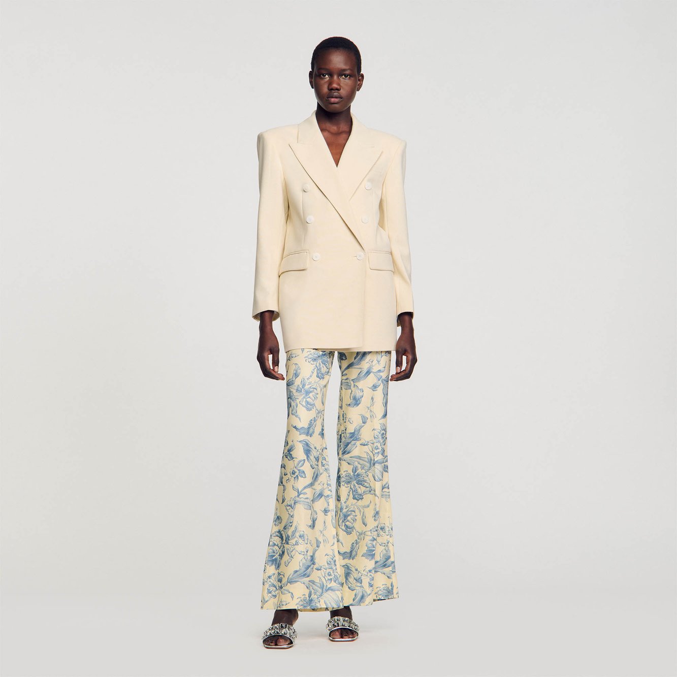 Veste de costume double boutonnage Sandro seconde main photo 3