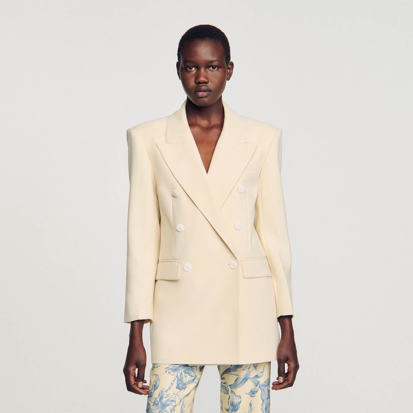 Veste de costume double boutonnage Sandro seconde main photo 4