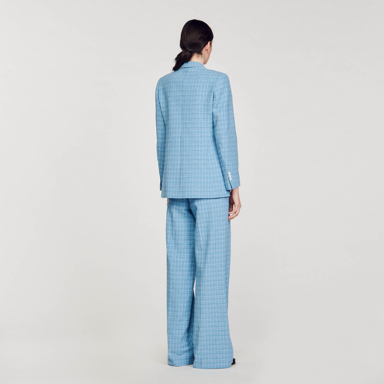 Tweed suit Jacket Sandro second-hand photo 5