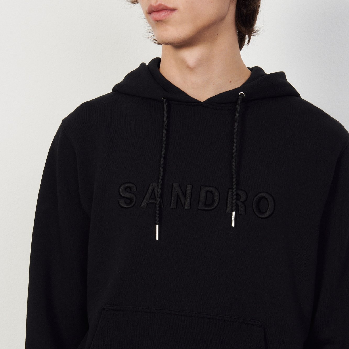 Hoodie brodé Sandro seconde main photo 4