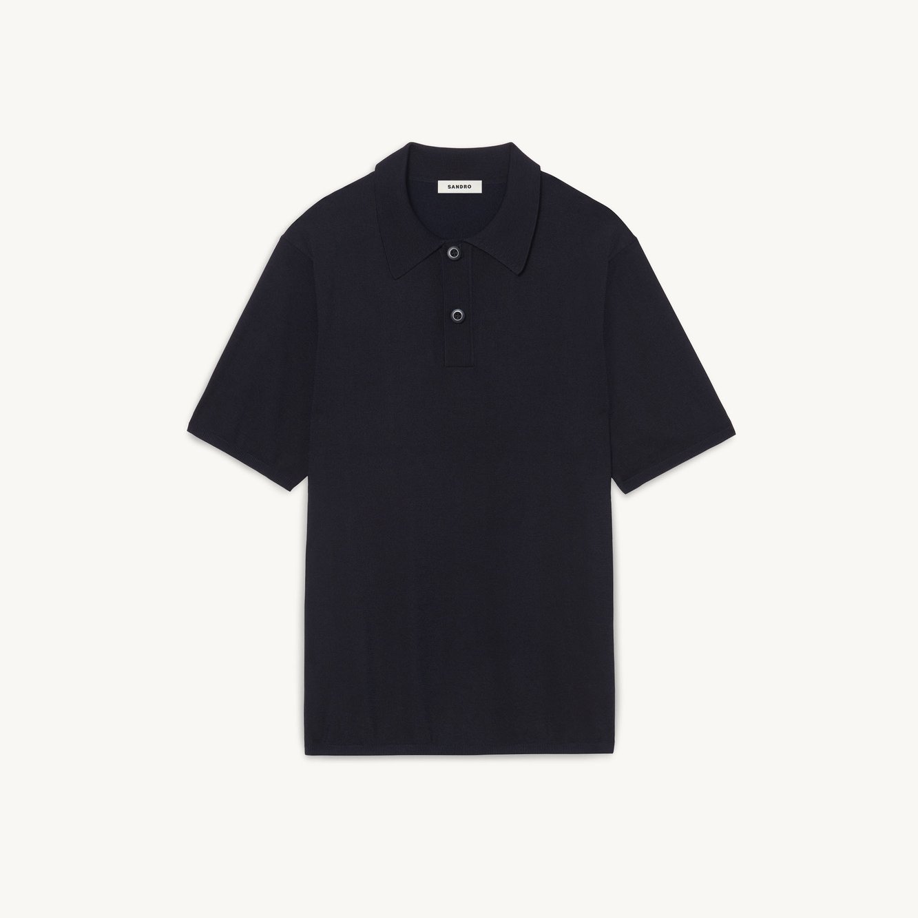 Kurzarm-Poloshirt aus Feinstrick Sandro Second-Hand photo 1