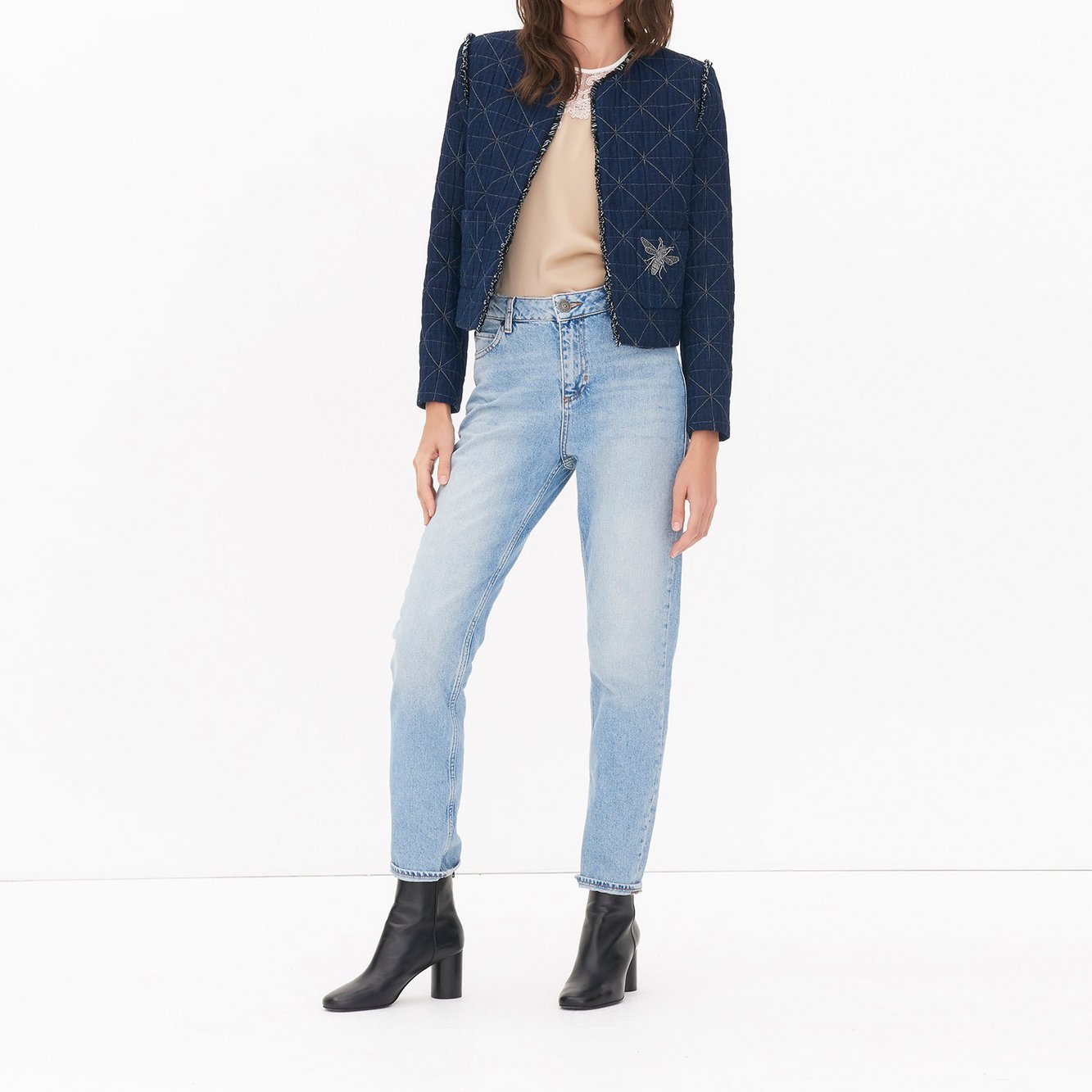 Blue Jacket Sandro tweedehands photo 2