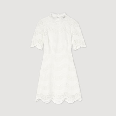Robe courte en guipure Sandro seconde main photo 1