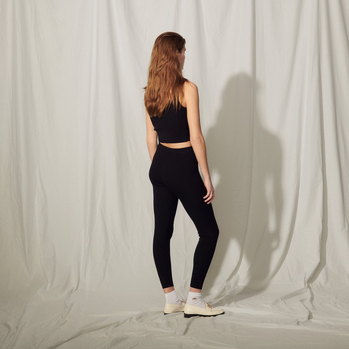 Leggings aus Strick mit Stickerei Sandro Second-Hand photo 3