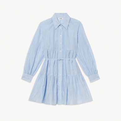 Robe Chemise en lin Sandro seconde main photo 1