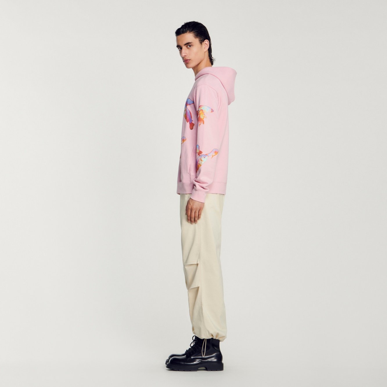 Hooded printed Sweatshirt Sandro second-hand photo 6
