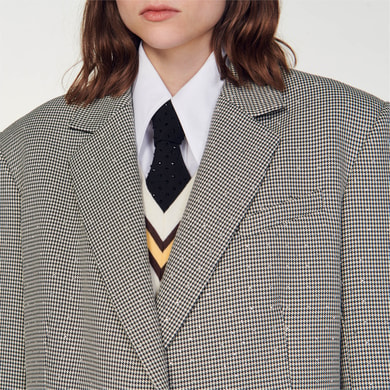 Chaqueta de sastre larga Sandro segunda mano photo 2