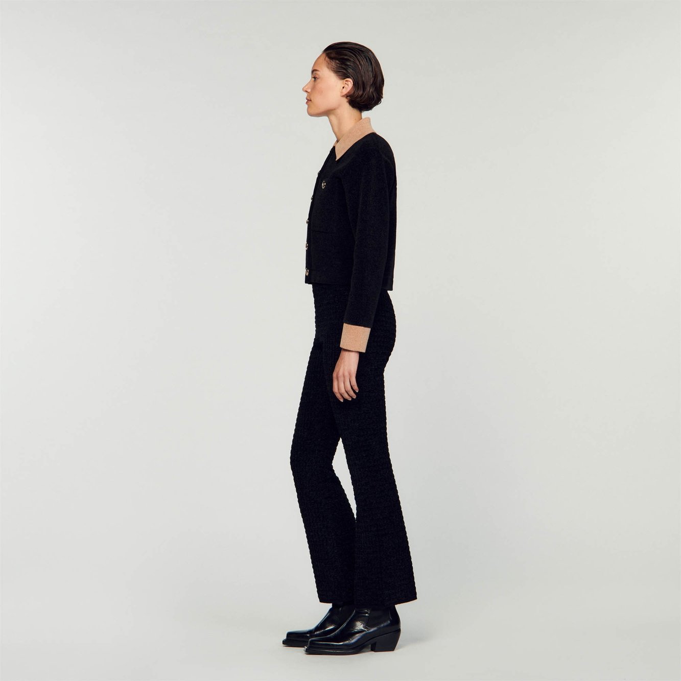 Pantalon en Maille Sandro seconde main photo 7