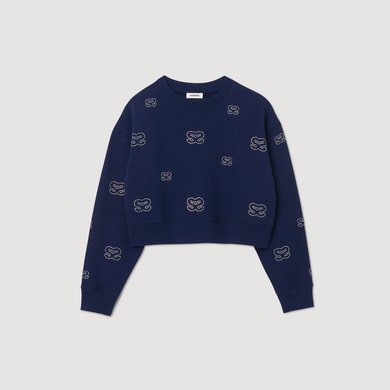 Sudadera corta doble S Sandro segunda mano photo 1