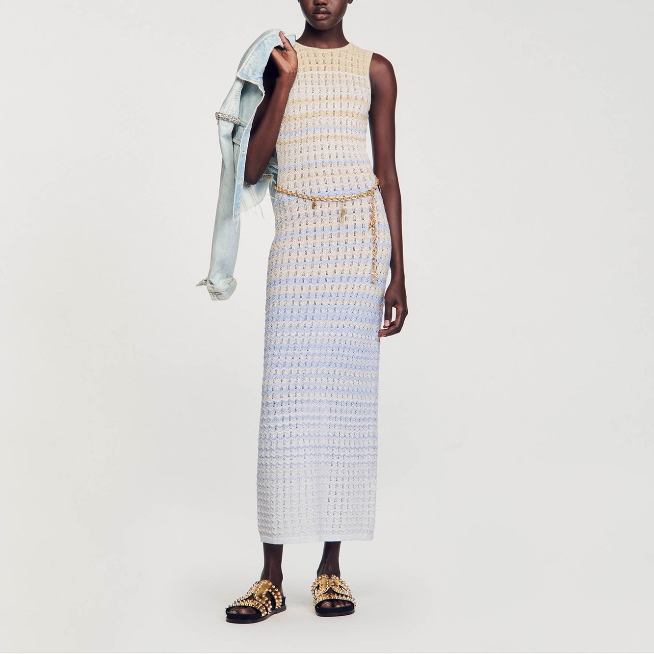 Robe en Maille Sandro seconde main photo 2