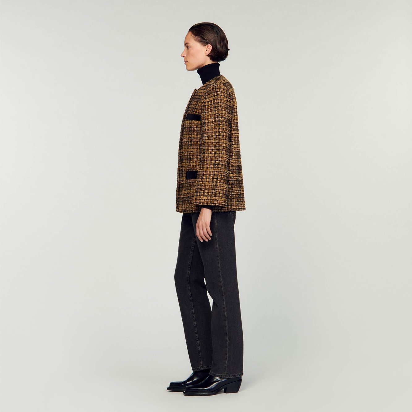 Chaqueta de tweed Sandro segunda mano photo 7