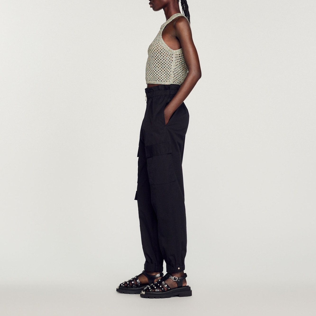 Cropped crochet top Sandro second-hand photo 6