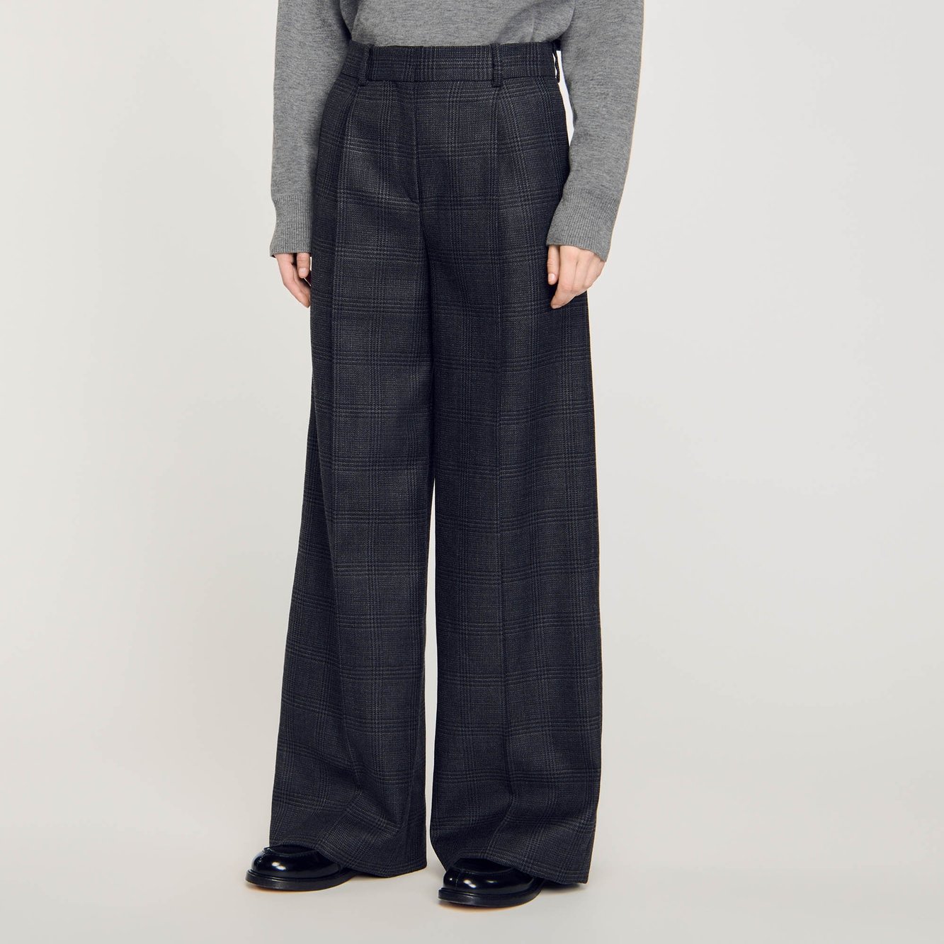 Pantalon de costume à carreaux Sandro seconde main photo 6