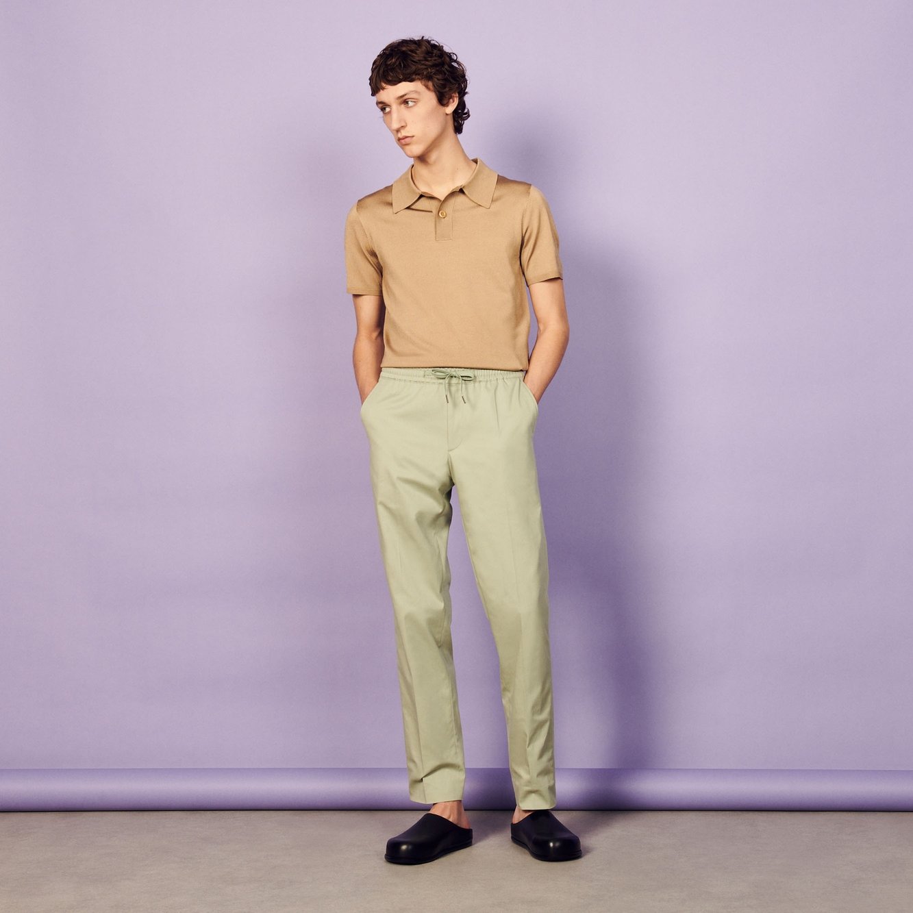 Pantalon à la ceinture élastique Sandro seconde main photo 2