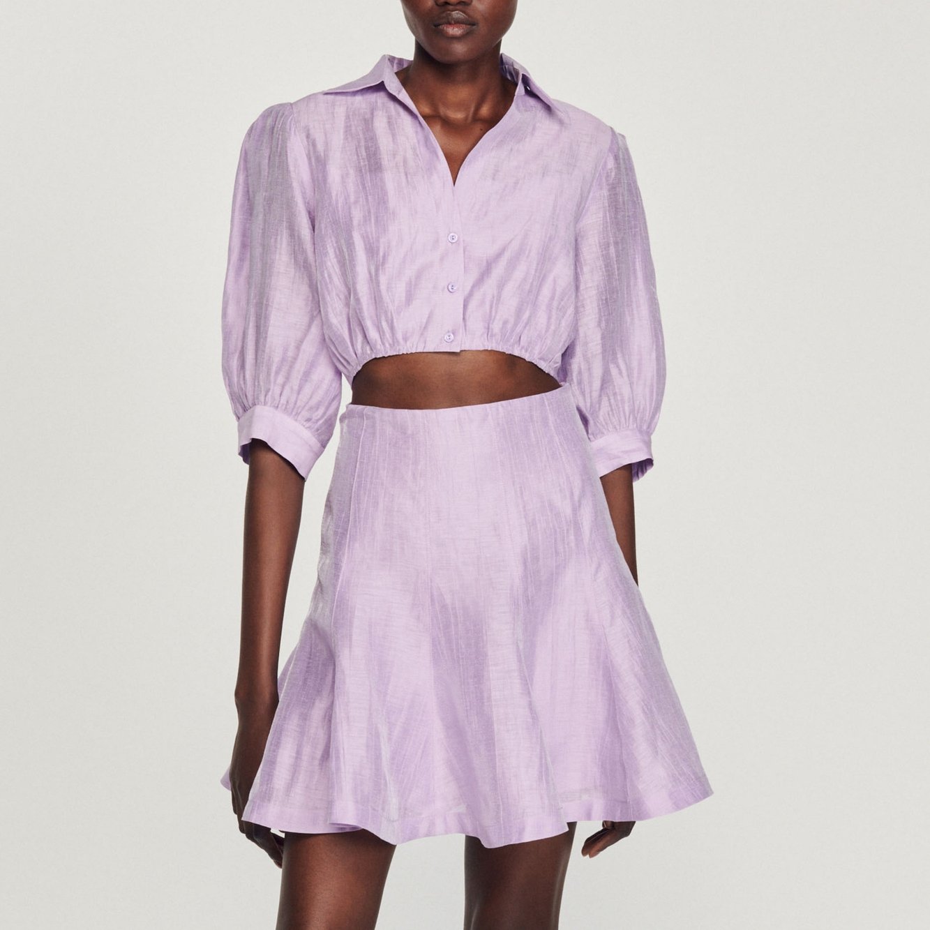 Robe courte ouverte Sandro seconde main photo 5