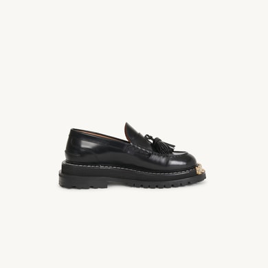 Mocassins en cuir à semelle épaisse Sandro seconde main photo 2