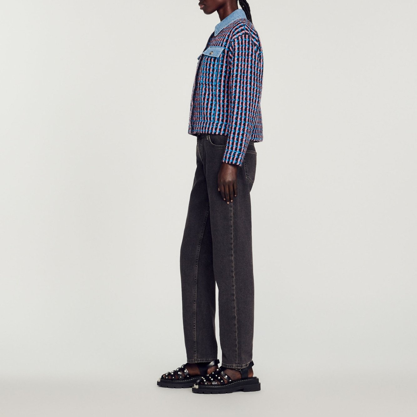 Cardicoat en tweed Sandro seconde main photo 4