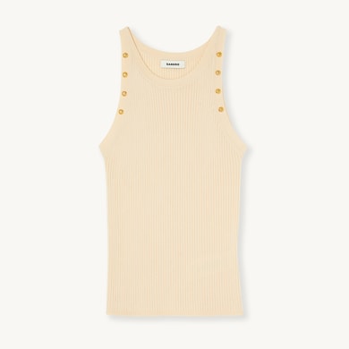 Tanktop mit Metallnieten Sandro Second-Hand photo 1