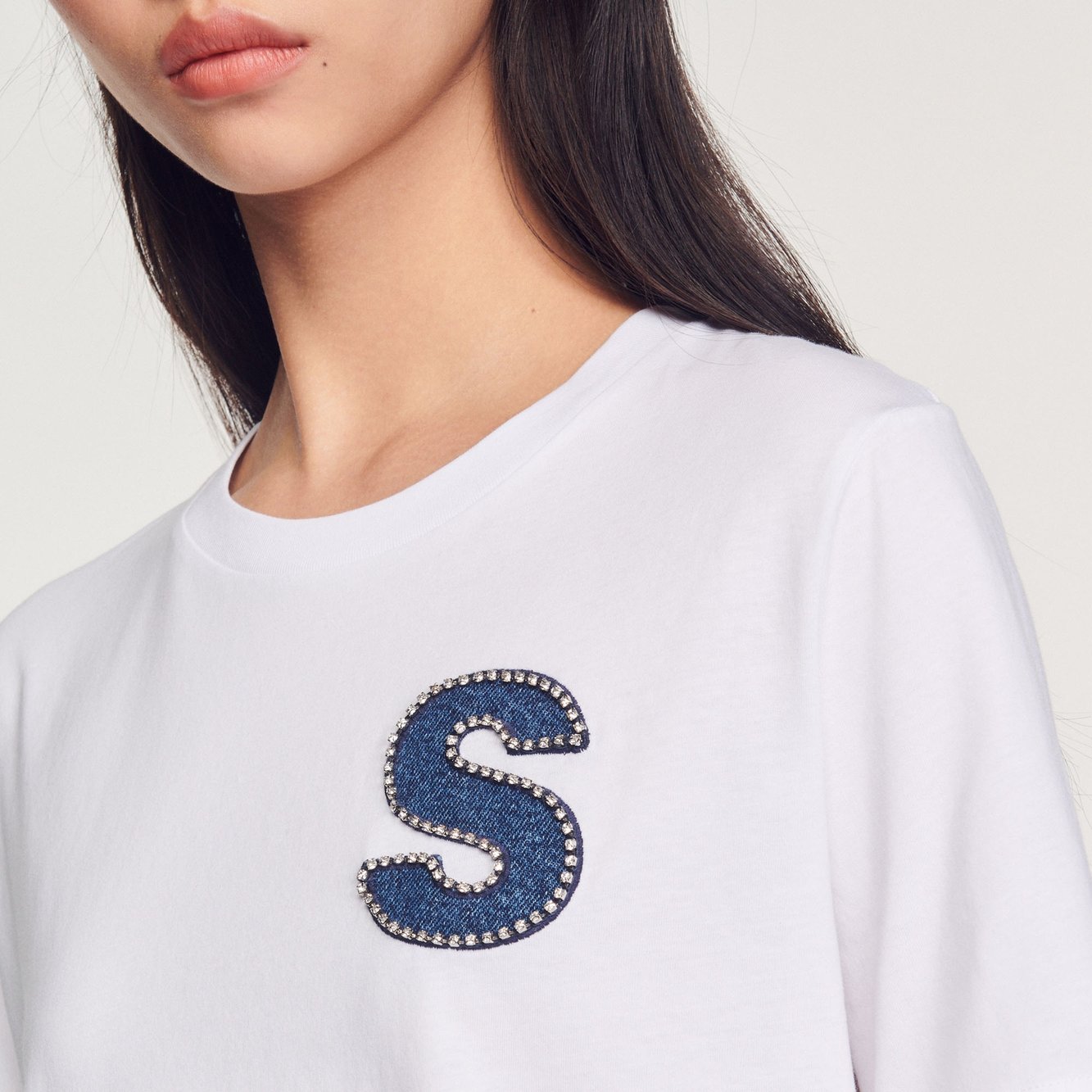 S patch T-shirt Sandro second-hand photo 4
