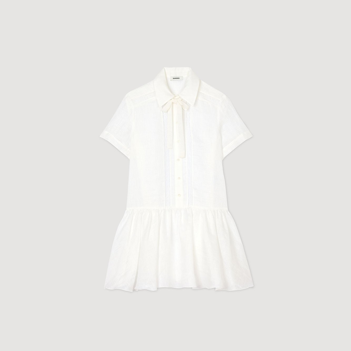 Kurzes Kleid mit Spitzendetails Sandro Second-Hand photo 1