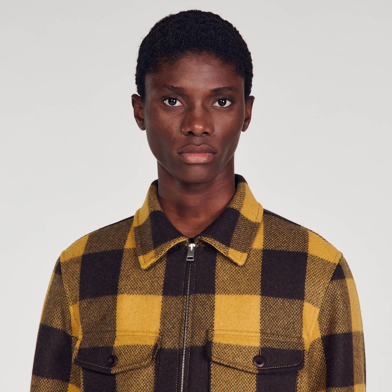 Blouson C&T Jaune Sandro seconde main photo 4