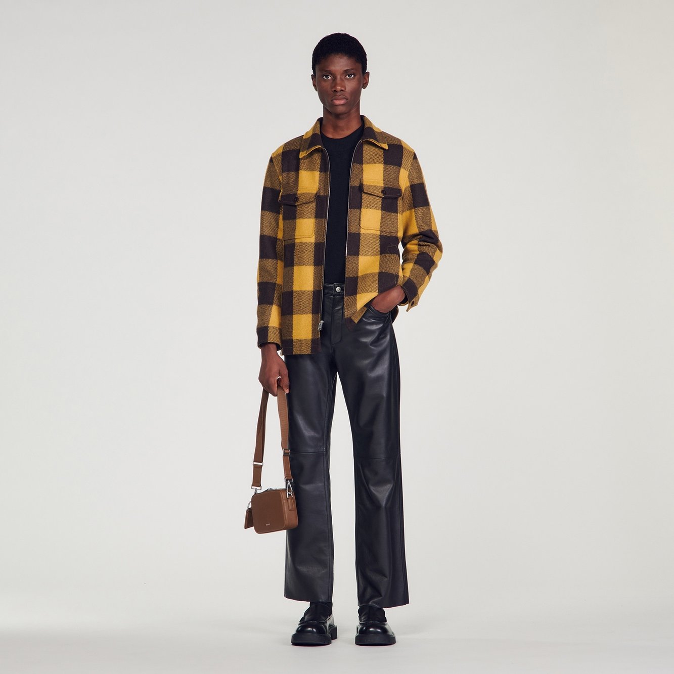 Blouson C&T Jaune Sandro seconde main photo 2