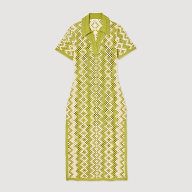 Robe tunique en crochet Sandro seconde main photo 1