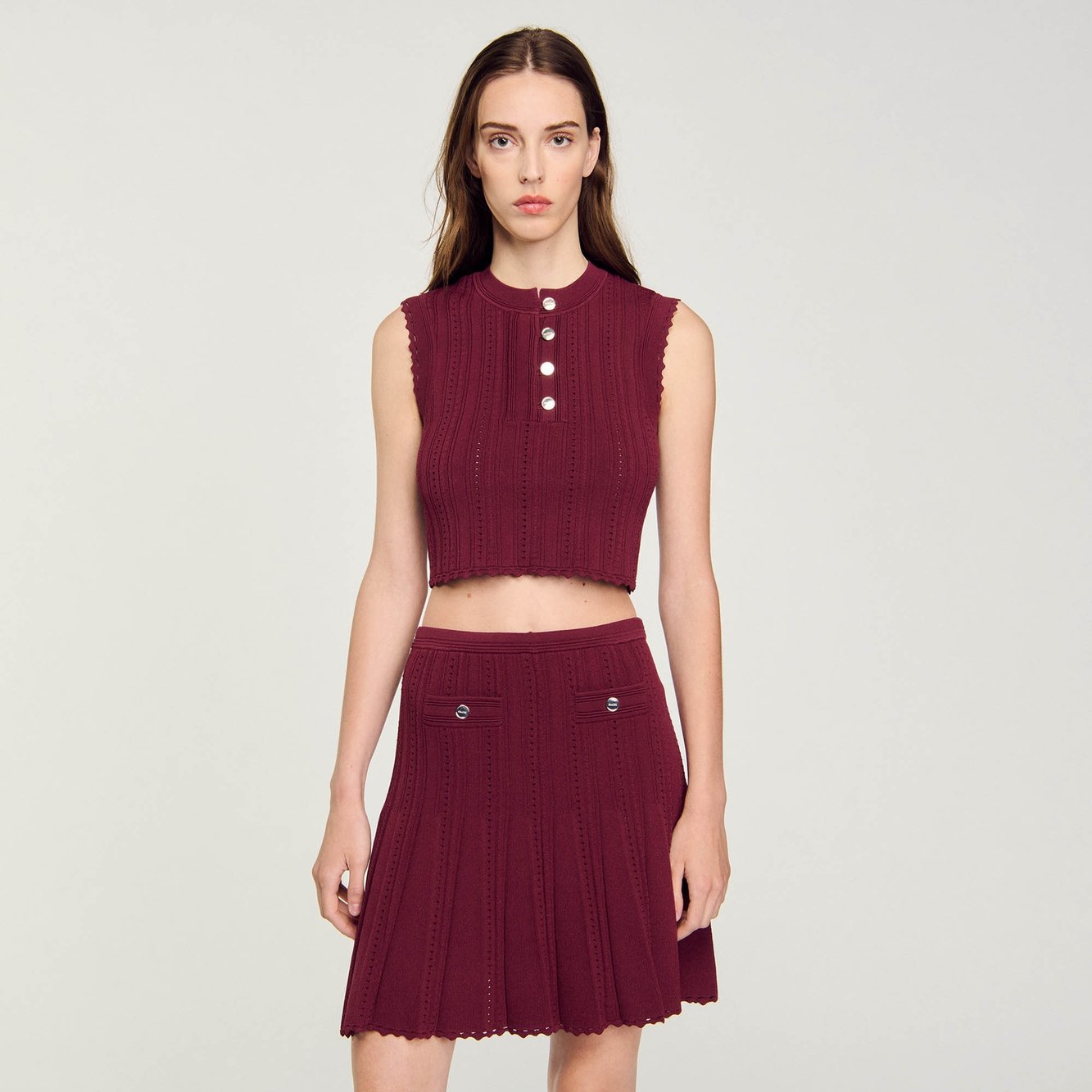 Pull court sans manches Sandro seconde main photo 7