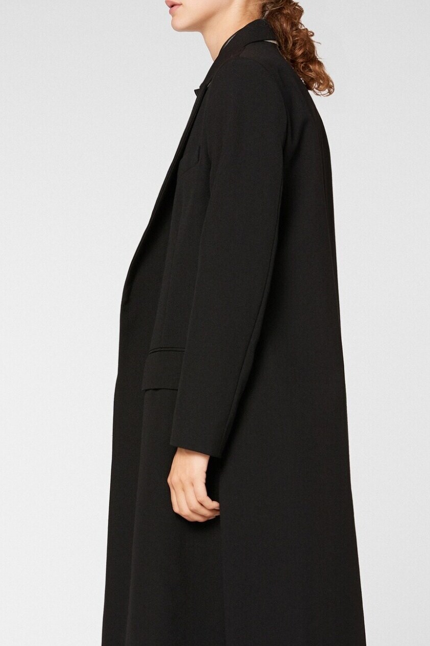 Manteau long sans bouton ceinturé Ami seconde main photo 5