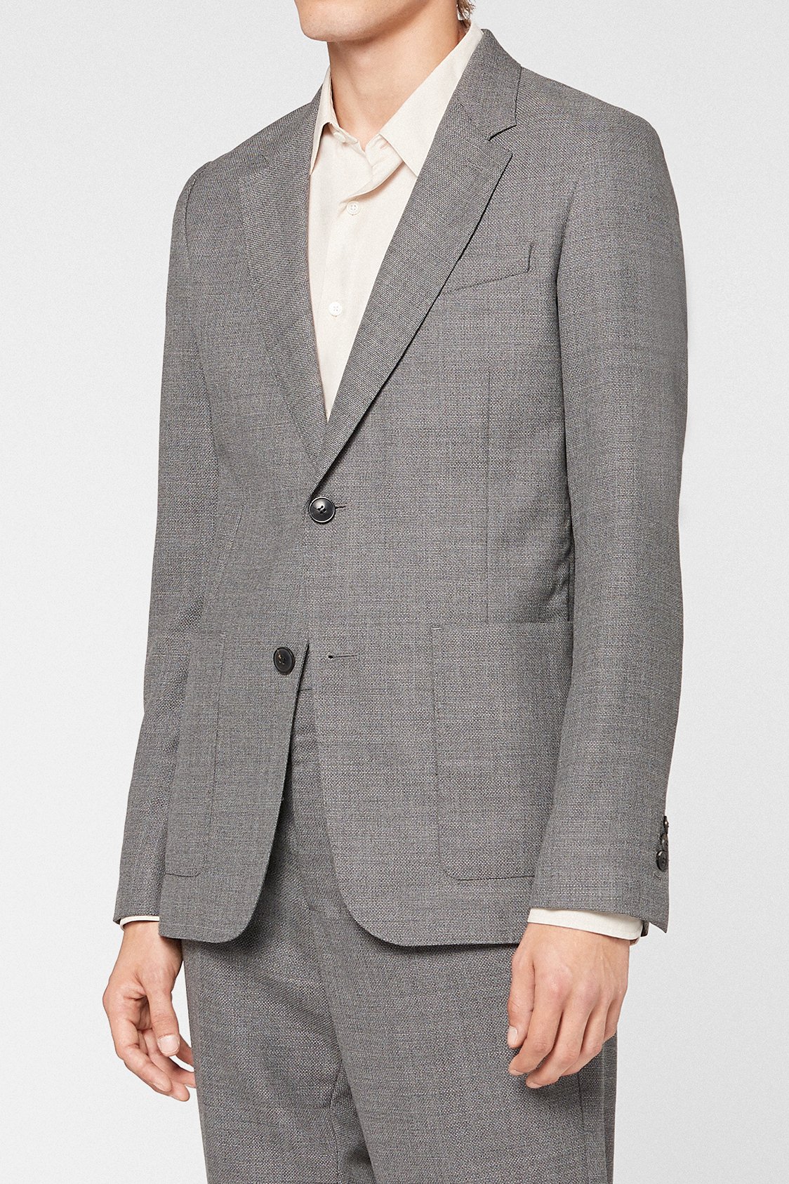 Two buttons patch pockets jacket Ami second-hand photo 3