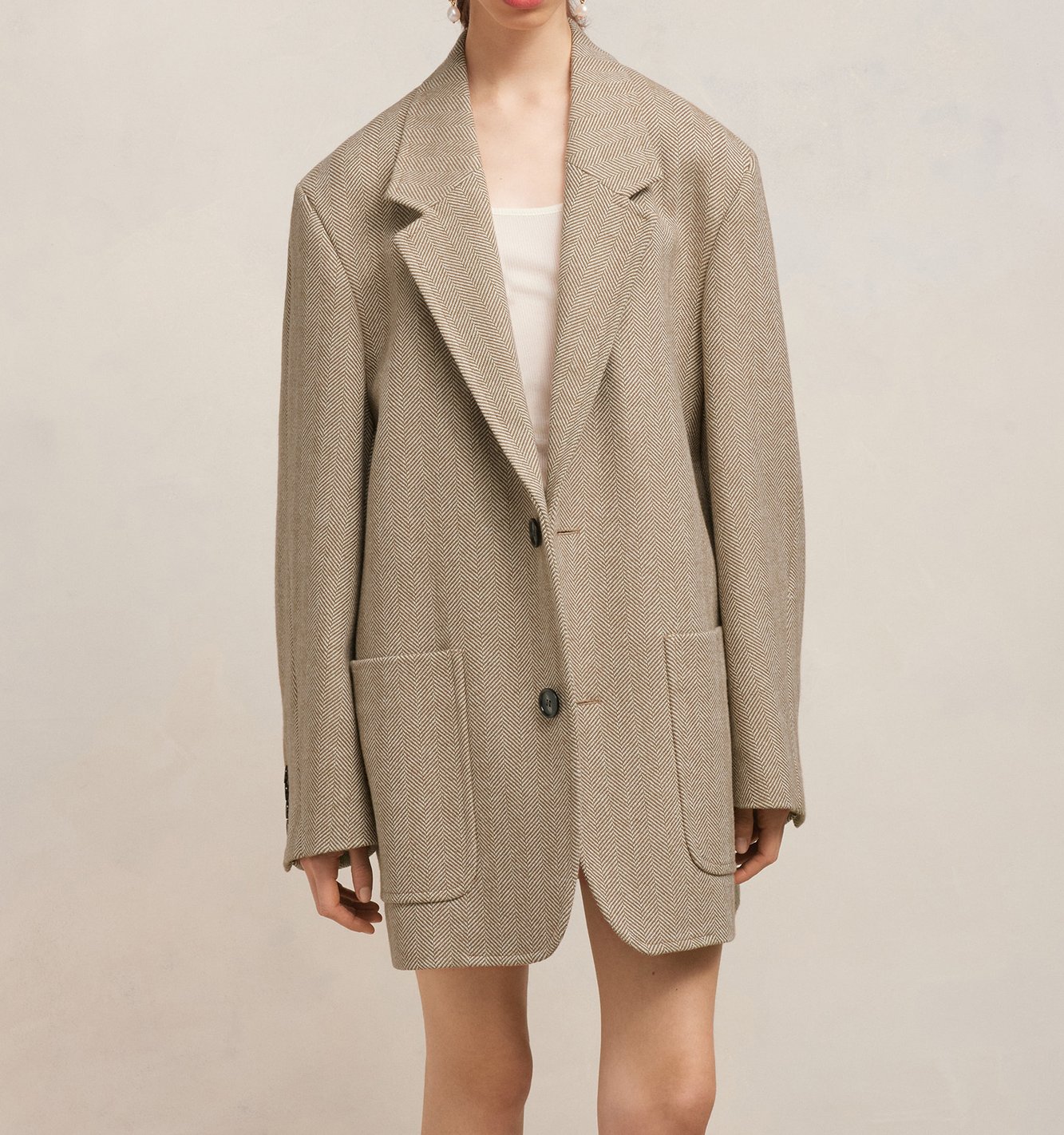 Manteau court deux boutons Ami seconde main photo 7