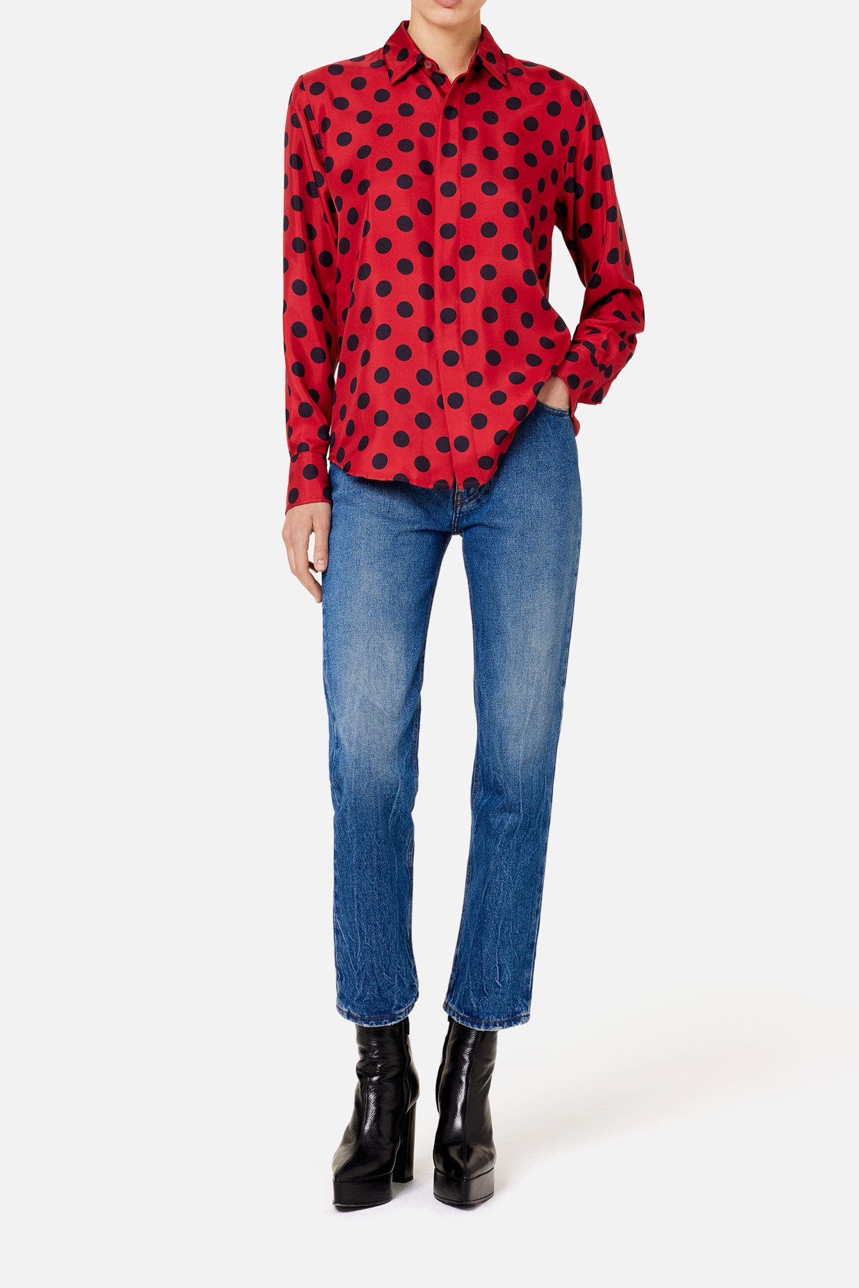 Straight fit jeans Ami second-hand photo 3