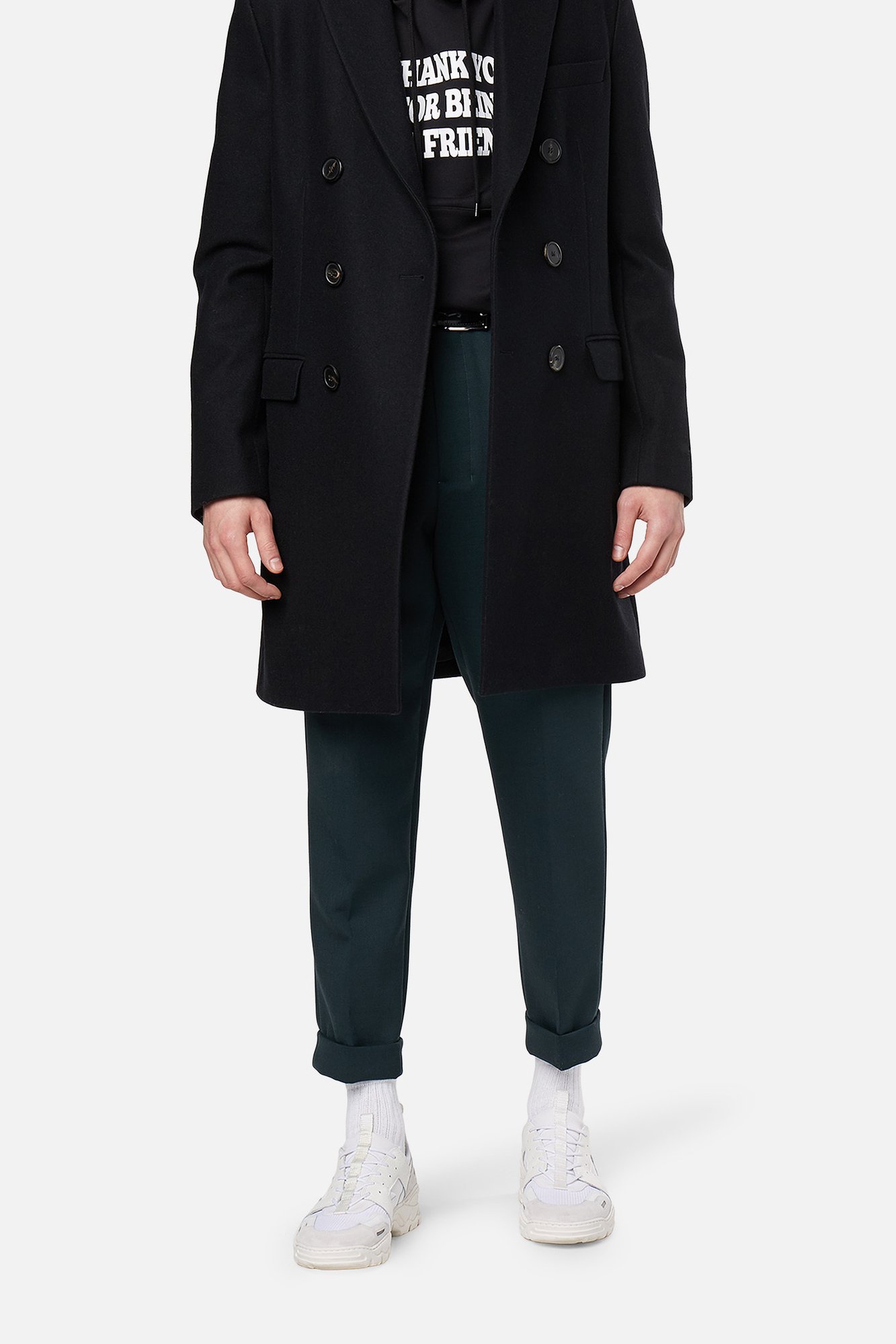 Pantalon carotte a plis Ami seconde main photo 7
