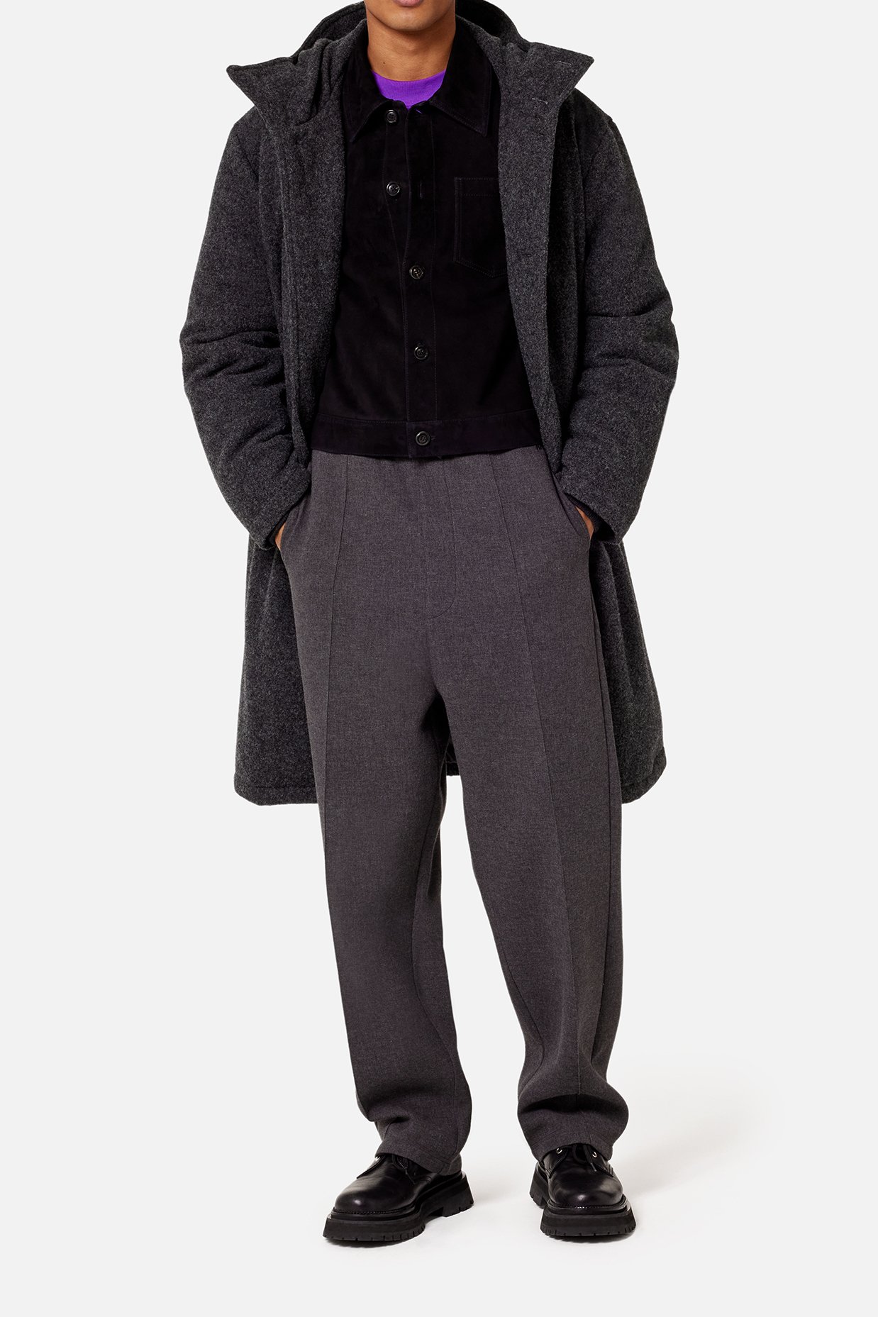 Manteau matelasse a capuche Ami seconde main photo 3