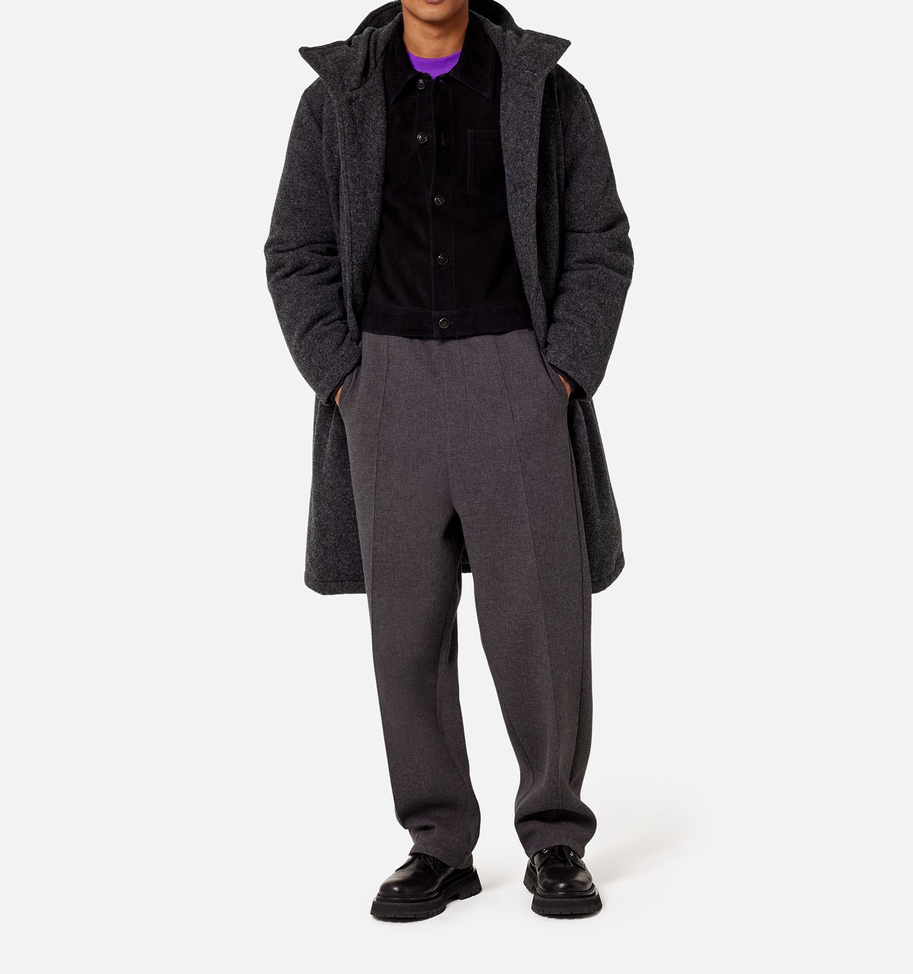 Manteau matelasse a capuche Ami seconde main photo 4