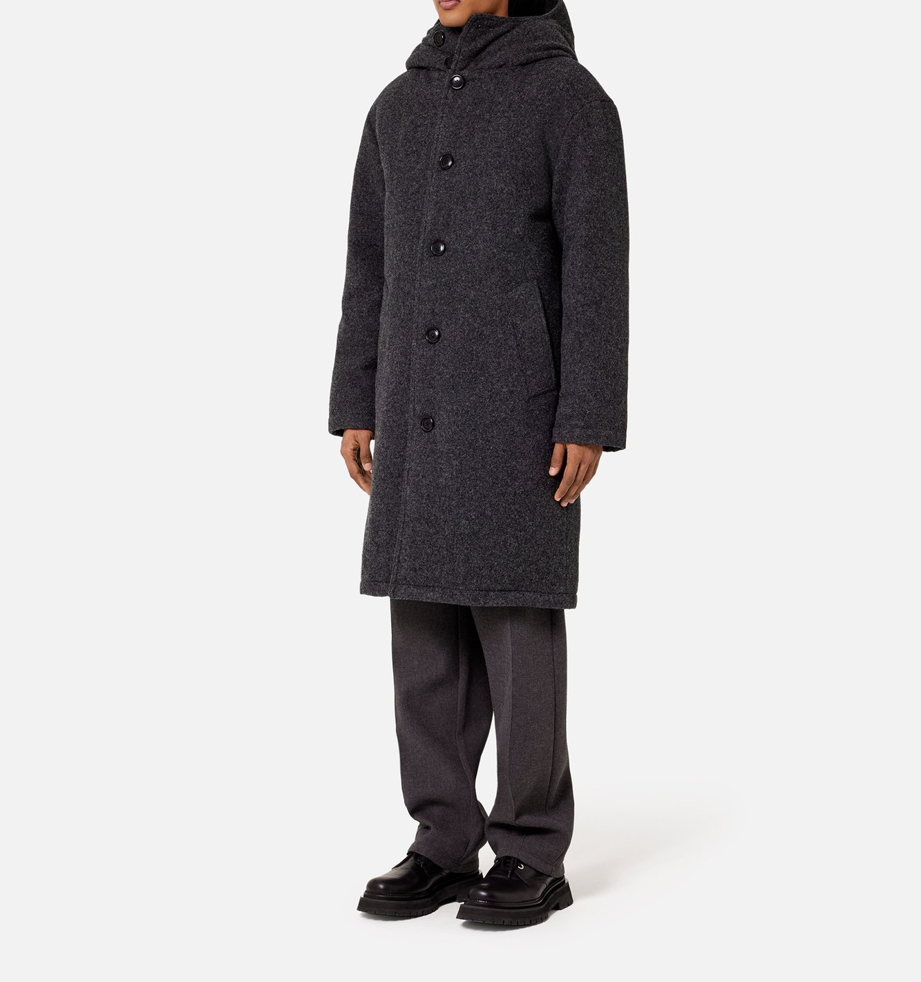 Manteau matelasse a capuche Ami seconde main photo 5