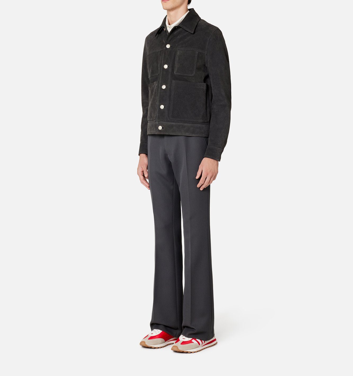 Veste worker a boutons denim Ami seconde main photo 5