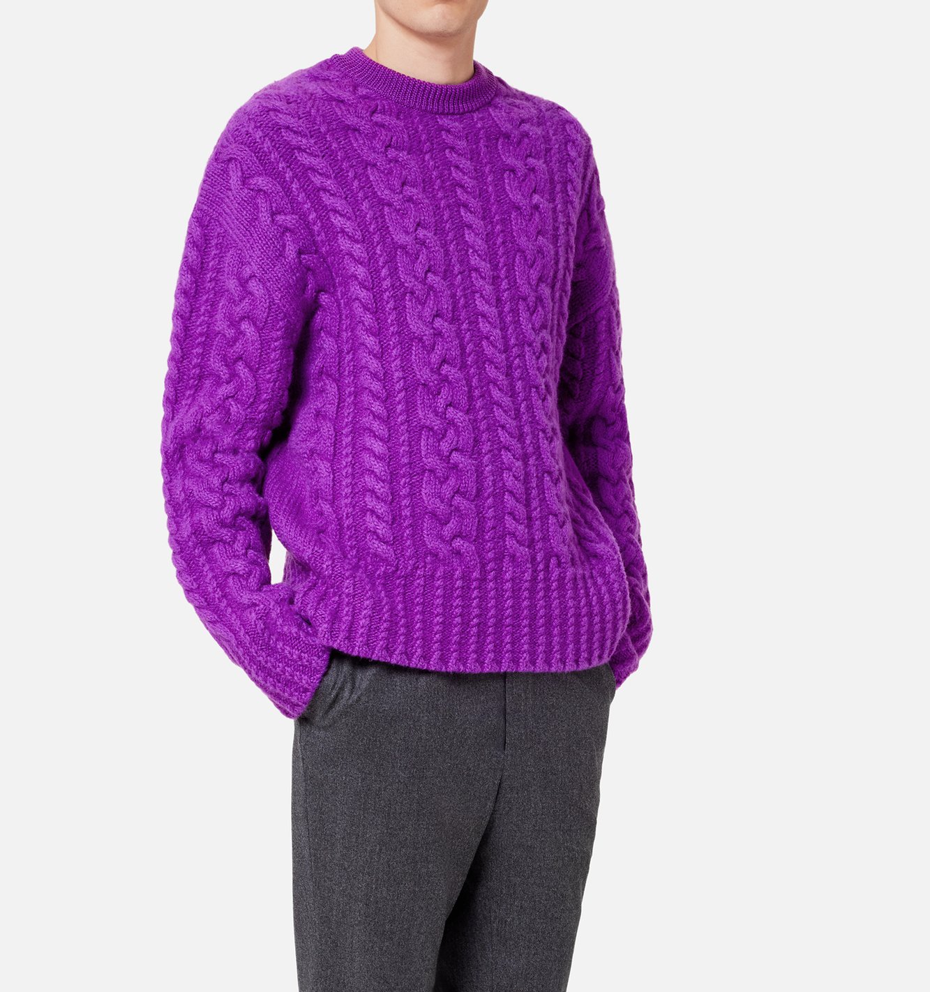 Pull col rond a torsades Ami seconde main photo 4