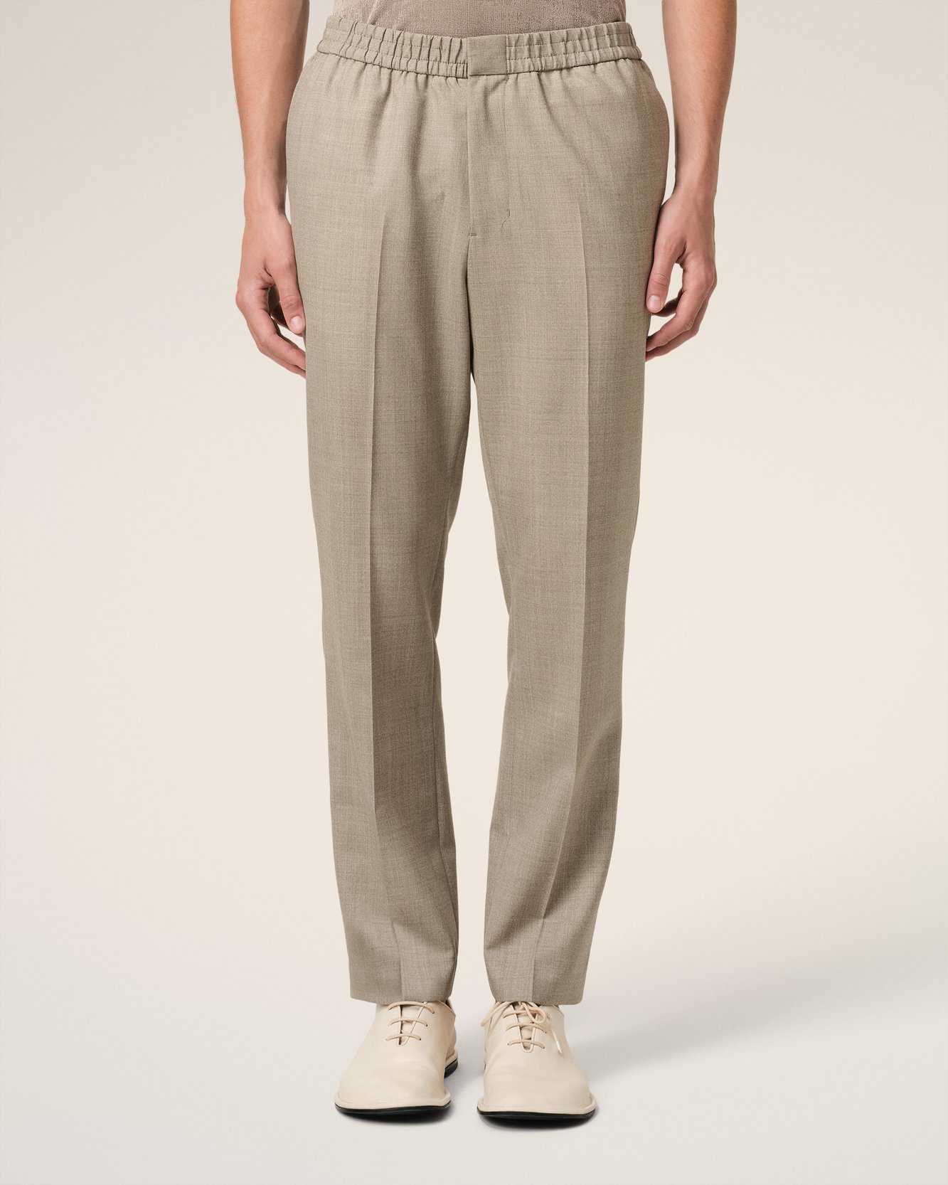 Wool Elasticated Waist Trousers Ami second-hand photo 5