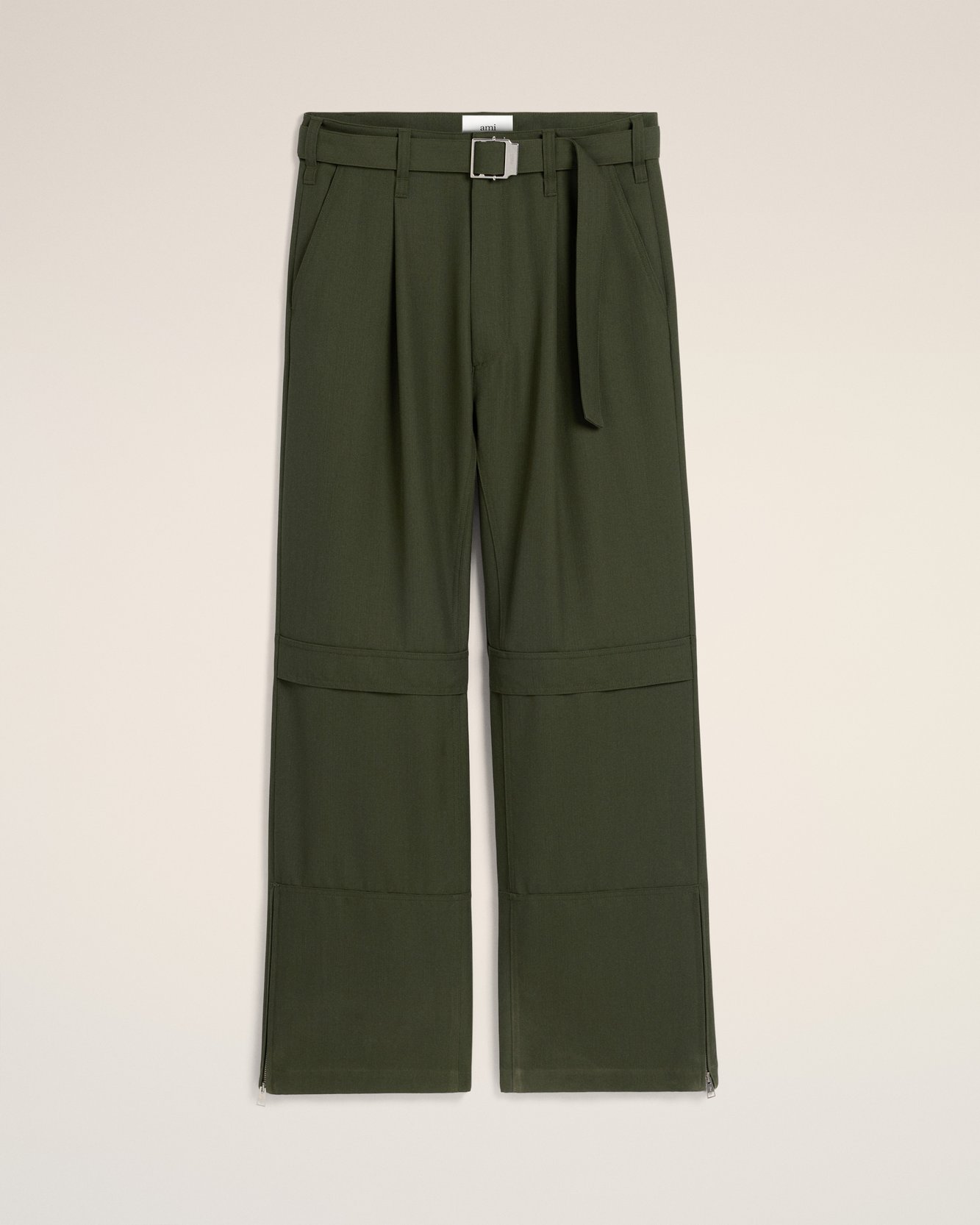 Wool Cargo Trousers Ami second-hand photo 6