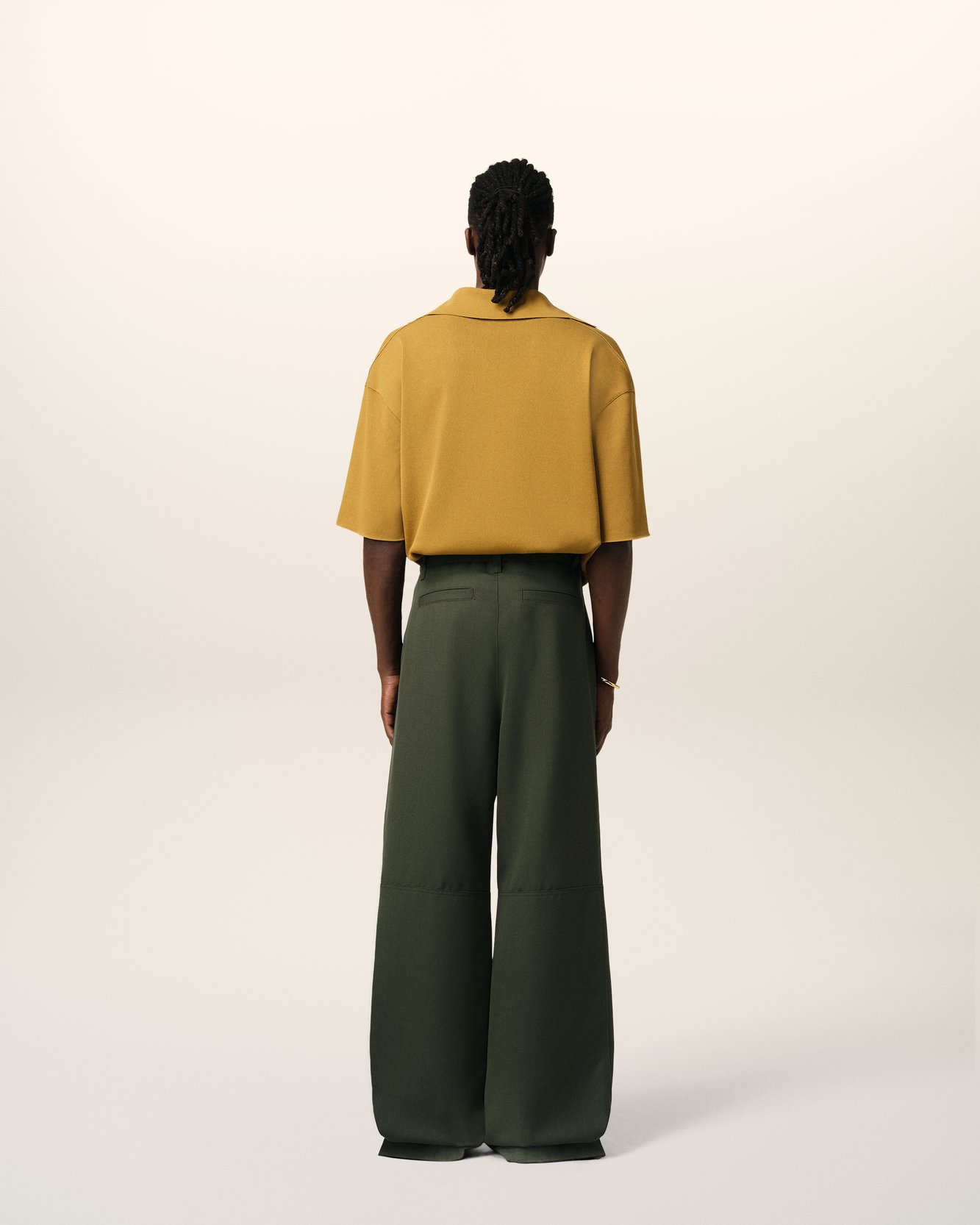 Wool Cargo Trousers Ami second-hand photo 4